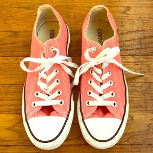 Coral Converse Sneakers